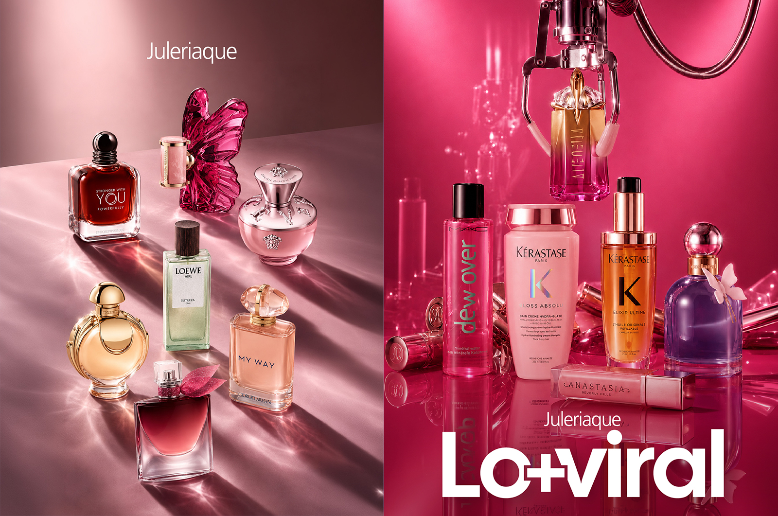 Cosmética y beauty flat lay, imagen referencial del caso Juleriaque